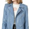 Jhichic Women'S Faux Leather Textured Short Moto Jacket Zip-Up Slim Pu Biker Coat With Pockets | Coats, Jackets & Vests