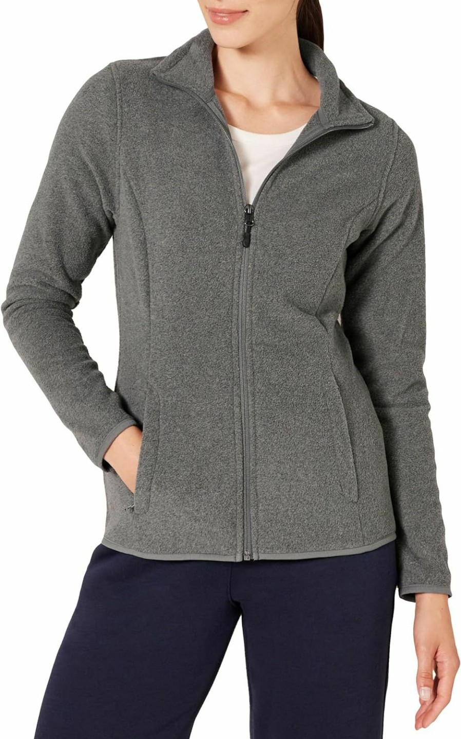 Amazon Essentials Amazon Essentials Women'S Classic-Fit Full-Zip Polar Soft Fleece Jacket (Available In Plus Size) | Coats, Jackets & Vests