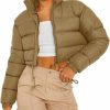 Gihuo Gihuo Women' S Cropped Quilted Puffer Jacket Outerwear Coats | Coats, Jackets & Vests