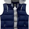 ZSHOW Zshow Women'S Outerwear Vest Hooded Puffer Vest Padded Winter Vest Jacket | Coats, Jackets & Vests