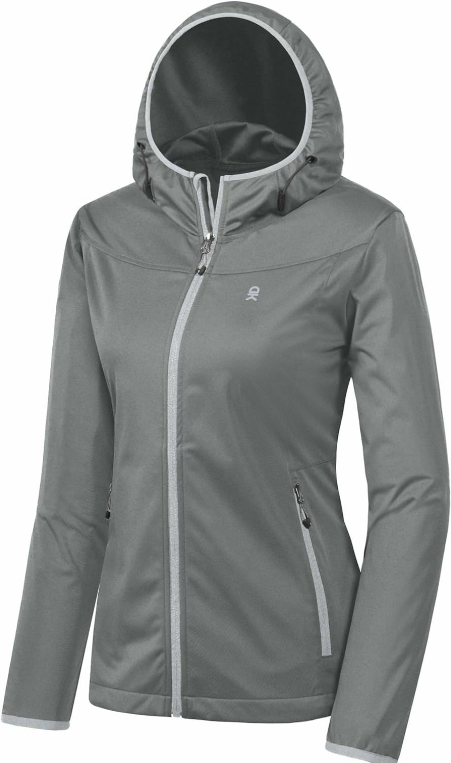 Little DonWholesale Andy Little Donkey Andy Women'S Lightweight Hooded Softshell Jacket For Running Travel Hiking, Windproof, Water Repellent | Coats, Jackets & Vests