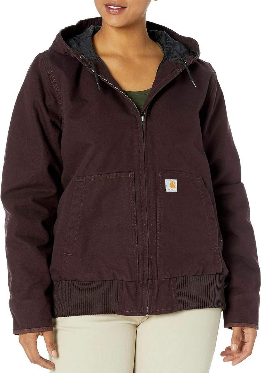 Carhartt Carhartt Women'S Loose Fit Washed Duck Insulated Active Jacket | Coats, Jackets & Vests