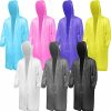 JaGely 7 Pack Rain Poncho Set Colorful Reusable Rain Jacket Eva Waterproof Raincoat For Adults | Coats, Jackets & Vests