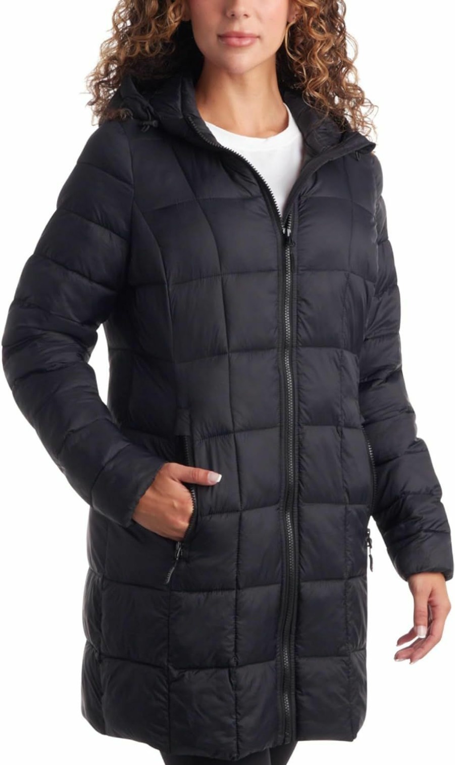 Reebok Reebok Women'S Winter Jacket - Long Length Quilted Puffer Parka - Heavyweight Outerwear Coat For Women (S-Xl) | Coats, Jackets & Vests