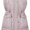 RISISSIDA Risissida Women Long Loose Puffer Vest Quilted Hooded Spring Fall Fashion, Lightweight Padded Oversized Thermal Gilet | Coats, Jackets & Vests