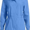 Lands' End Lands' End Women'S Waterproof Hooded Packable Raincoat | Coats, Jackets & Vests