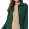 Allegra K Allegra K Women'S Work Office Winter Overcoat Single Breasted Point Collar Pea Coat | Coats, Jackets & Vests