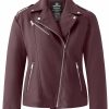 wantdo Wantdo Women'S Plus Size Faux Leather Jacket Lapel Collar Moto Biker Short Coat Jacket | Coats, Jackets & Vests