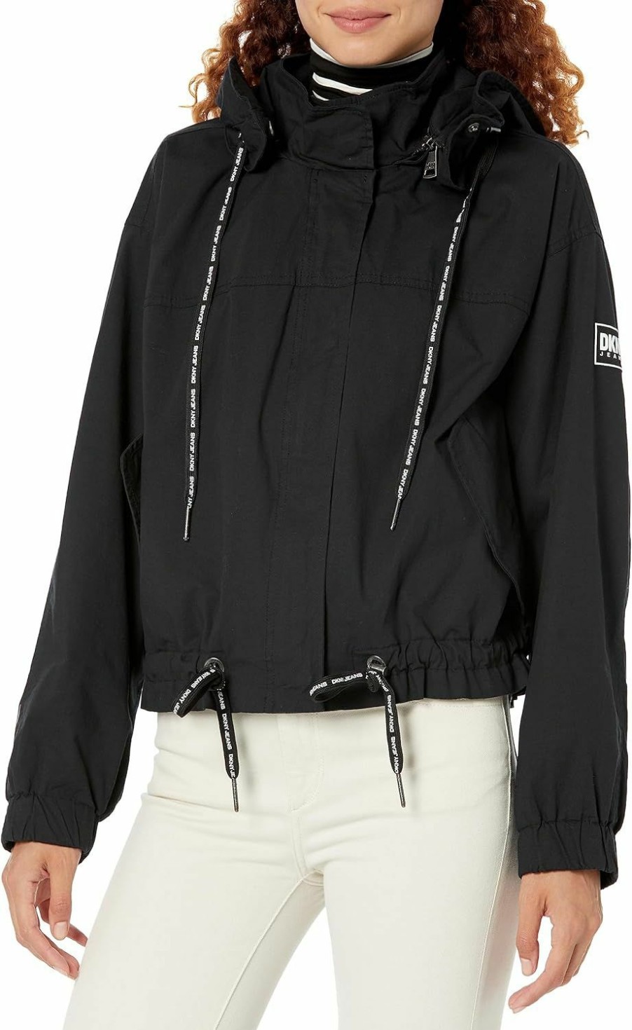 DKNY Dkny Women'S Cinch Waist Wind Breaker Jacket | Coats, Jackets & Vests