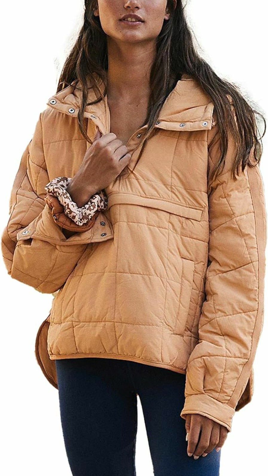 AMEBELLE Amebelle Women'S Oversized Hooded Puffer Jacket Quilted Lightweight Winter Warm Pullover Padded Hoodies Coat | Coats, Jackets & Vests