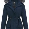 GGleaf Ggleaf Women'S Winter Thicken Jacket Quilted Coat Puffer Parka With Faux Fur Trim Hood | Coats, Jackets & Vests