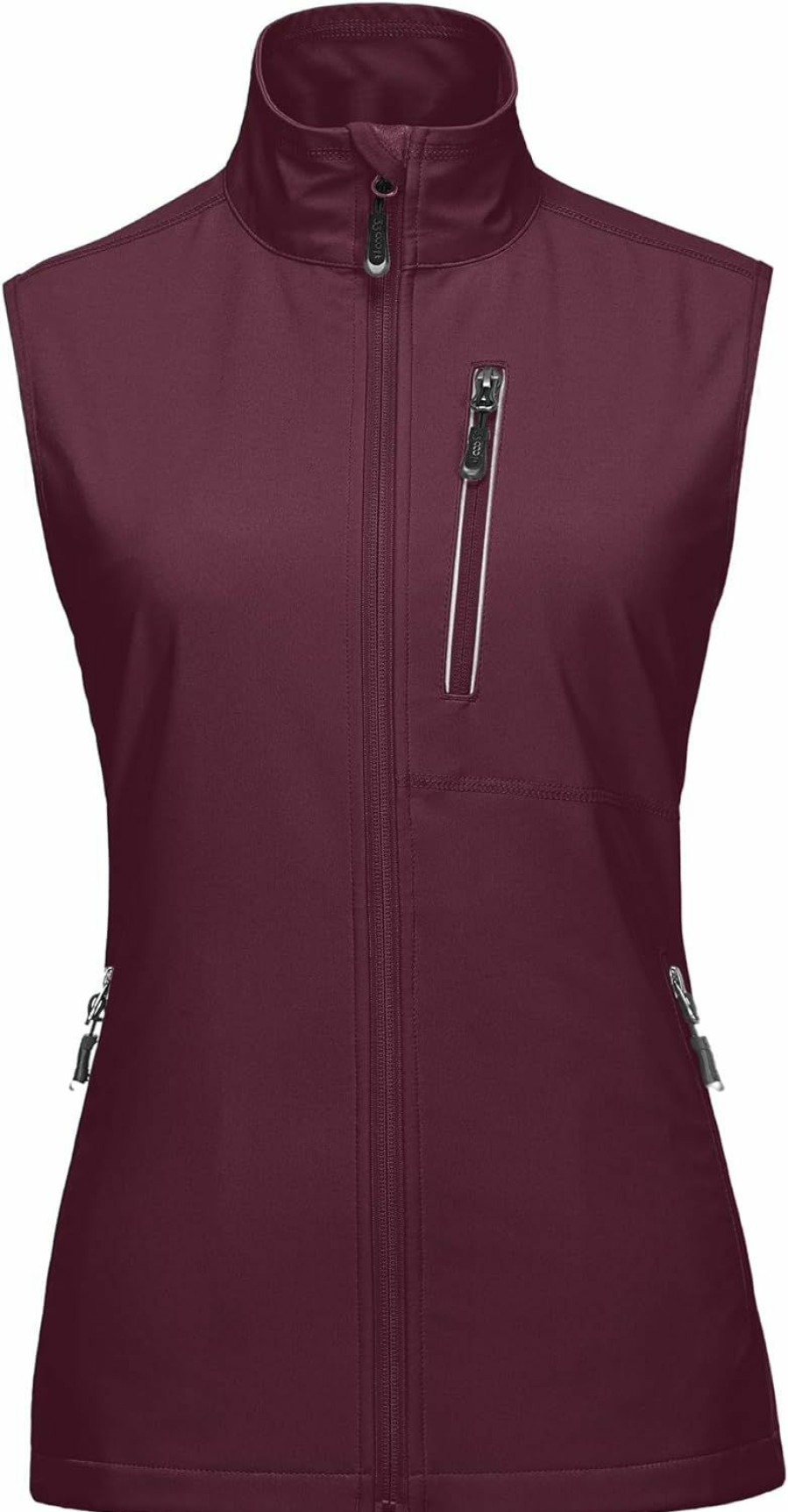 33,000ft 33,000Ft Women'S Lightweight Running Vest Outerwear With Pockets, Windproof Sleeveless Jacket For Golf Hiking Travel | Coats, Jackets & Vests