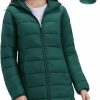 ROYAL MATRIX Royal Matrix Women'S Packable Puffer Jacket With Hood, Plus Size And Regular Lightweight Long Puffer Coat | Coats, Jackets & Vests