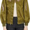 Cinq a Sept Cinq A Sept Women'S Diamond Daisies Emb Talulla Bomber | Coats, Jackets & Vests