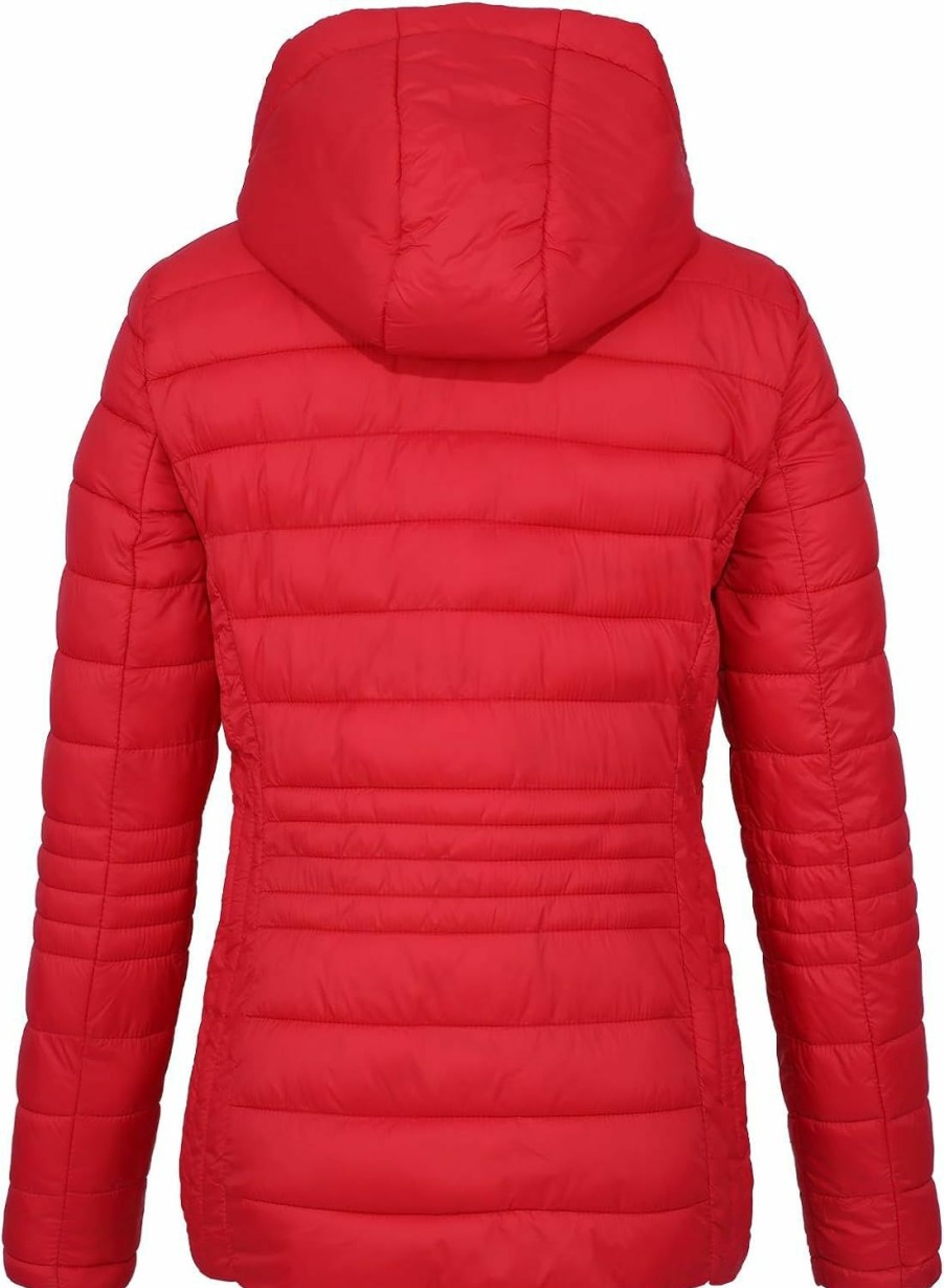 Xsylxgc Women'S Lightweight Puffer Jacket Quilted Winter Coats With Detachable Hood | Coats, Jackets & Vests