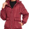 Tellrain Women'S Winter Thicken Puffer Coat Casual Quilted Jackets Warm Padded Down Alternative Hood Winter Outerwear 2023 | Coats, Jackets & Vests