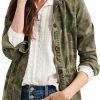 Lucky Brand Lucky Brand Women'S Long Sleeve Button Up Two Pocket Utility Jacket | Coats, Jackets & Vests