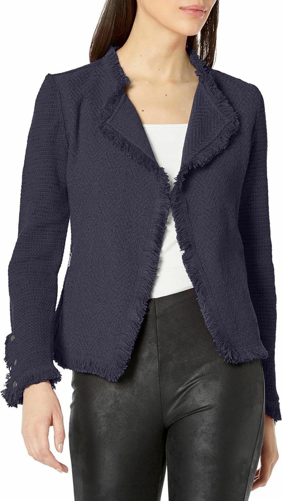 NIC+ZOE Nic+Zoe Women'S Fringe Mix Jacket | Coats, Jackets & Vests