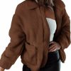 PRETTYGARDEN Prettygarden Women'S Fashion Winter Coat Long Sleeve Lapel Zip Up Faux Shearling Shaggy Oversized Shacket Jacket | Coats, Jackets & Vests