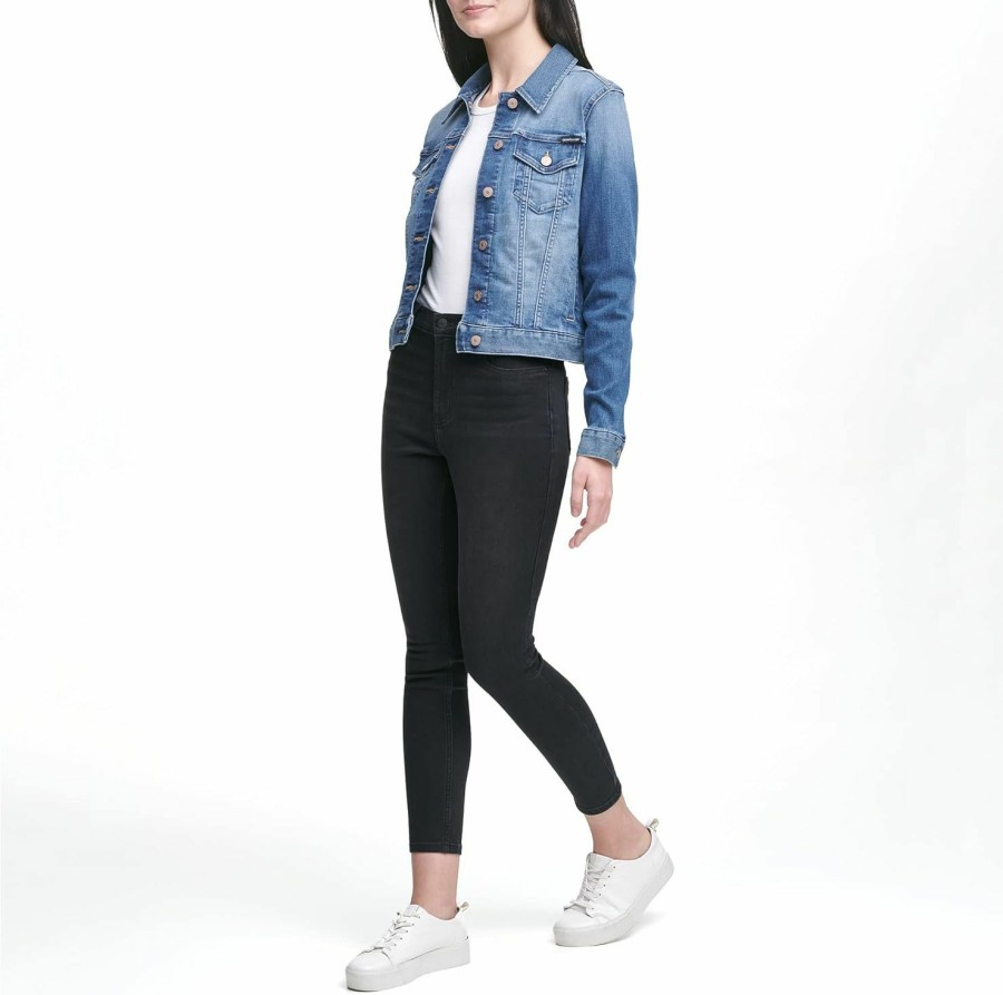 Calvin Klein Calvin Klein Women'S Trucker Denim Jacket | Coats, Jackets & Vests