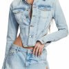 Sarwoldey Jean Jacket Women Washed Denim Jacket | Coats, Jackets & Vests