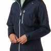 Helly-Hansen Helly Hansen Women'S Long Belfast Waterproof Windproof Breathable Raincoat Jacket With Hood, 597 Navy, Medium | Coats, Jackets & Vests