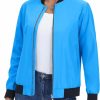 TACVASEN Tacvasen Women'S Casual Bomber Jacket Lightweight Windbreaker Jackets Windproof Spring Fall Jackets With Pockets | Coats, Jackets & Vests