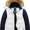 wantdo Wantdo Women'S Plus Size Winter Coat Quilted Thicken Puffer Jacket With Removable Hood | Coats, Jackets & Vests