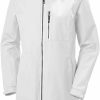 Helly-Hansen Helly Hansen Women'S Long Belfast Waterproof Windproof Breathable Raincoat Jacket With Hood, 001 White, Large | Coats, Jackets & Vests