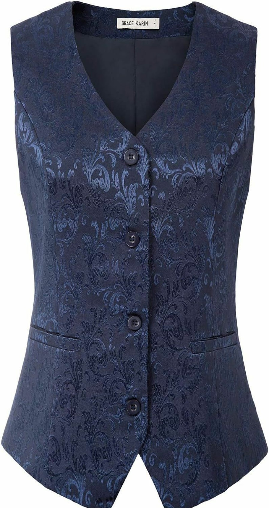 GRACE KARIN Grace Karin Womens Waistcoat Vest Vintage Steampunk Dress Jacquard Jacket | Coats, Jackets & Vests