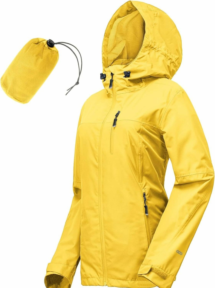 33,000ft 33,000Ft Packable Rain Jacket Women Lightweight Waterproof Raincoat With Hood Cycling Bike Jacket Windbreaker | Coats, Jackets & Vests