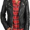 Aaron Craft Women'S Lambskin Leather Bomber Biker Jacket | Coats, Jackets & Vests