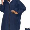 SaphiRose Saphirose Waterproof Rain Poncho Jacket With Hood And Pockets For Adults - Portable With Pockets Long Sleeves | Coats, Jackets & Vests