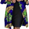 RealWax African Women Coat Ankara Print Long Jacket Tops Wax Dashiki Clothes | Coats, Jackets & Vests