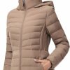 SLOW DOWN Slow Down Women Down Puffer Jacket With Hood Hooded Winter Down Puffer Coat For Women With Faux-Fur Hood & Collar | Coats, Jackets & Vests