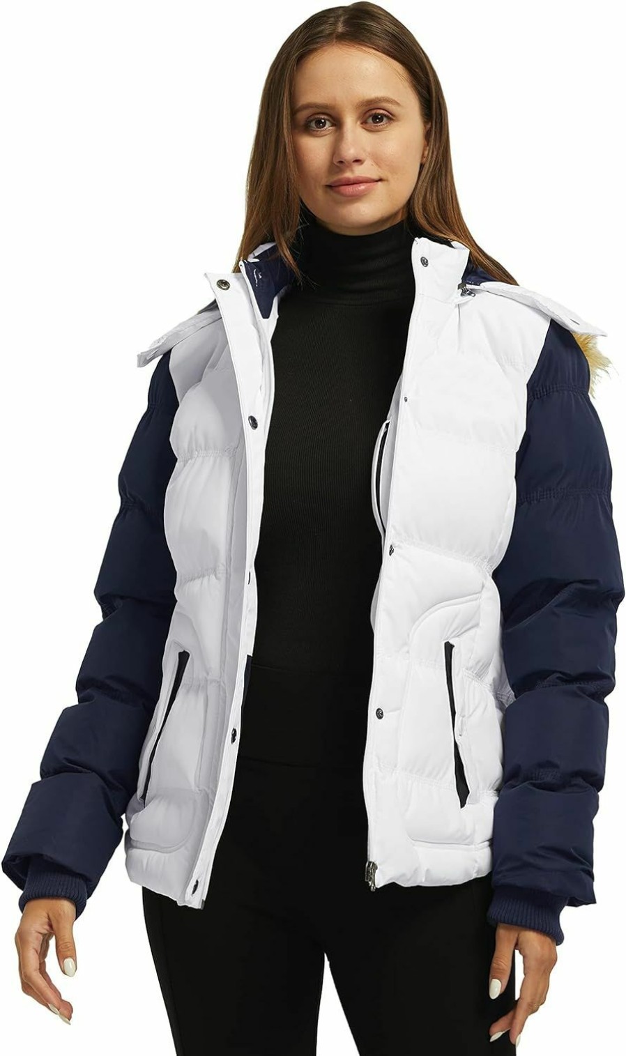 wantdo Wantdo Women'S Hooded Winter Coat Thicken Quilted Puffer Jacket Warm Parka | Coats, Jackets & Vests