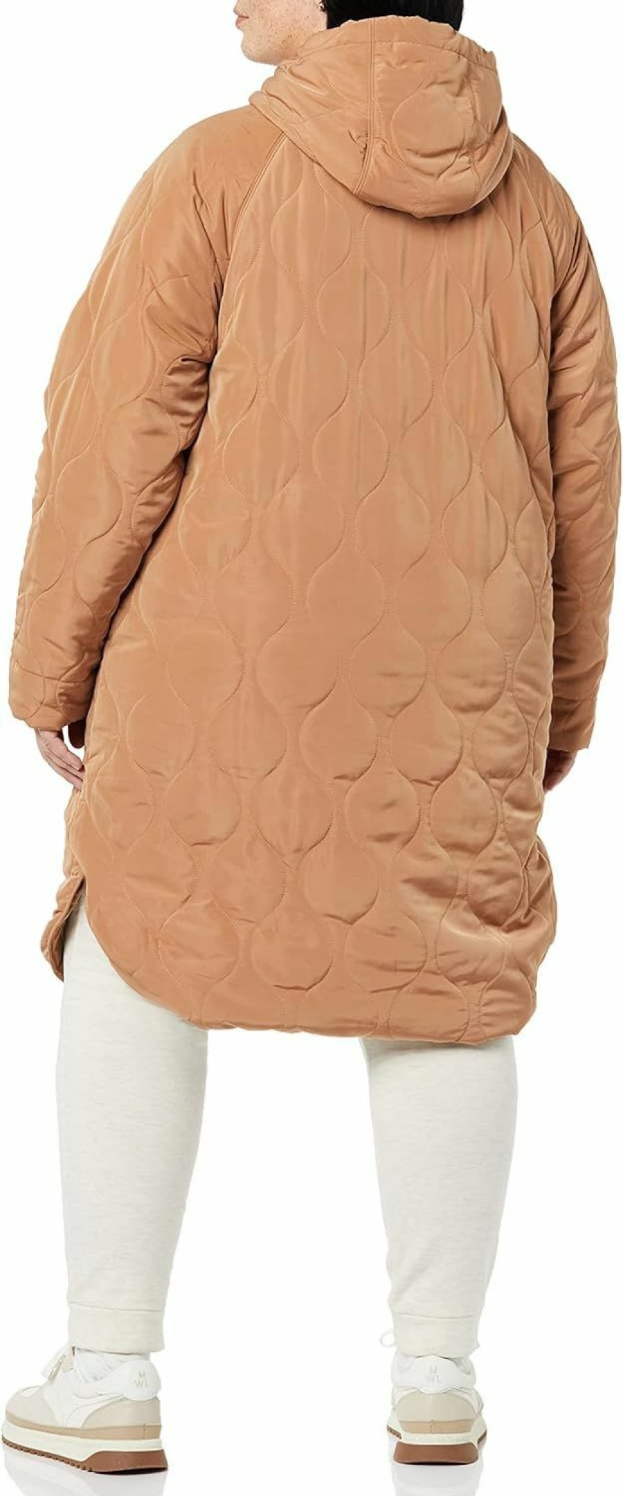 Amazon Essentials Amazon Essentials Women'S Water Repellent Mid-Length Quilted Hooded Coat (Available In Plus Size) (Previously Amazon Aware) | Coats, Jackets & Vests