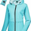 SaphiRose Saphirose Lightweight Rain Jacket Women Waterproof Breathable Raincoat Packable Hooded Windbreaker | Coats, Jackets & Vests