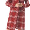 CHARTOU Chartou Women'S Winter Oversize Lapel Collar Woolen Plaid Double Breasted Long Peacoat Jacket | Coats, Jackets & Vests