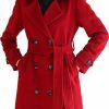 ACECOZY Women'S Superior 100% Wool Trench Coat, Classy Long Wool Coat With Belt | Coats, Jackets & Vests