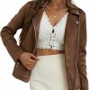 Bellivera Bellivera Faux Suede Leather Jackets For Women, Spring And Winter Fashion Moto Biker Short Coat | Coats, Jackets & Vests