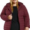 Soularge Soularge Women'S Plus Size Winter Packable Lightweight Down Coat With Detachable Hood | Coats, Jackets & Vests