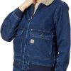 Carhartt Carhartt Women'S Relaxed Fit Denim Sherpa-Lined Jacket | Coats, Jackets & Vests