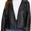 Fahsyee Fahsyee Women'S Faux Leather Jackets, Zip Up Motorcycle Short Pu Moto Biker Outwear Fitted Slim Coat | Coats, Jackets & Vests