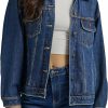 Wrangler Wrangler Women'S Relaxed Fit Girlfriend Denim Jacket | Coats, Jackets & Vests