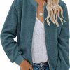 MIROL Mirol Women'S Sherpa Fleece Jacket Faux Fuzzy Long Sleeve Casual Zip Up Bomber Coat | Coats, Jackets & Vests