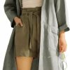 wearVAST Casual Linen Trench Coat Classic Women Long Duster Coat Linen Kimono Jacket | Coats, Jackets & Vests