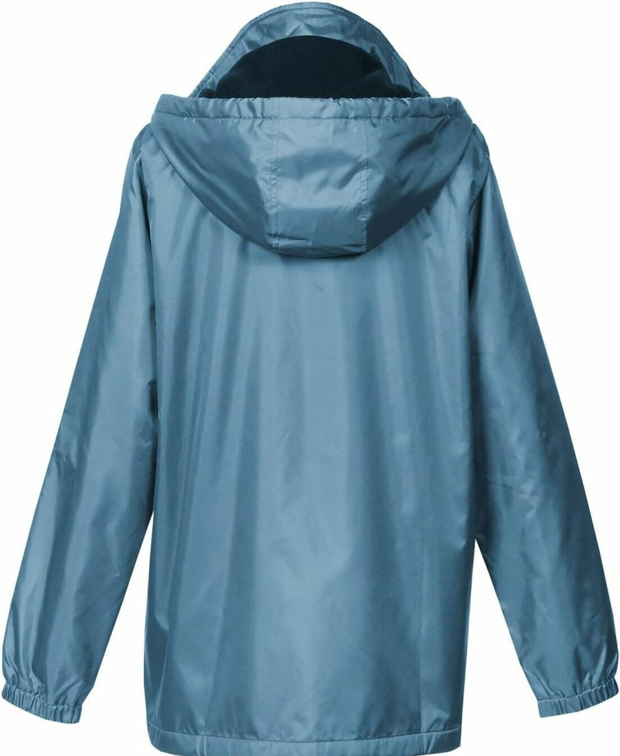 totes Totes Womens Rain Jacket With Hood Rain Coat For Women Waterproof Womens Coats, Storm Blue, 2X | Coats, Jackets & Vests