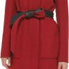 Cole Haan Cole Haan Women'S Belted Coat Wool With Cuff Details | Coats, Jackets & Vests