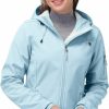 33,000ft 33,000Ft Women'S Softshell Jacket, Fleece Lined Warm Jacket Light Hooded Windproof Coat For Outdoor Hiking | Coats, Jackets & Vests